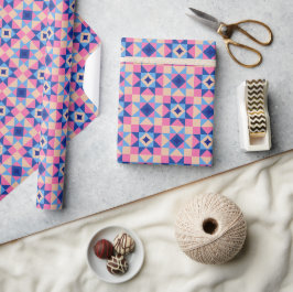 Moderne Stern-Block-Decke Geschenkpapier