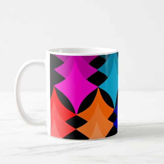 Moderne Sterne Mitte des Jahrhunderts Kaffeetasse (Links)