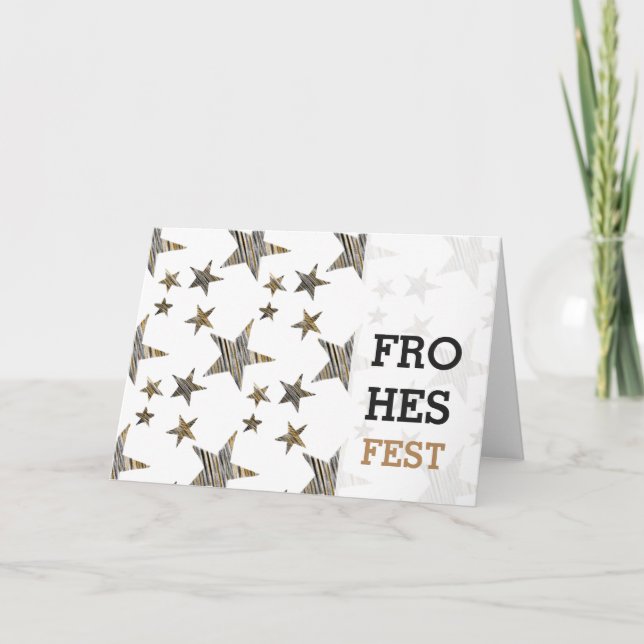 Moderne Sternen Karte (Vorderseite)