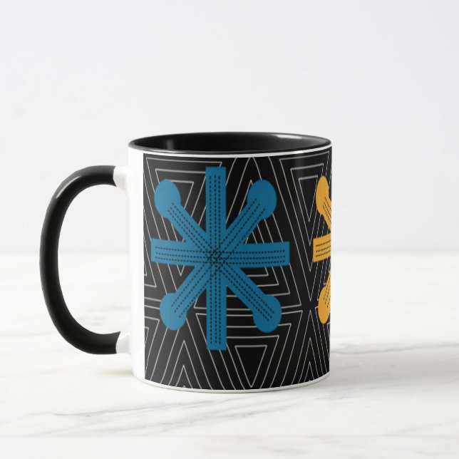Moderne Sternexplosion aus dem Mittelalter Tasse (Links)