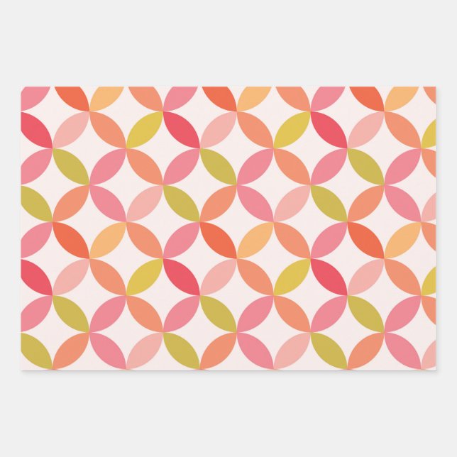 Moderne Sternexplosion im Mittelalter Geschenkpapier Set (Vorderseite)