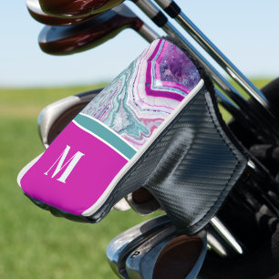 Moderne stilvolle Anfangsmonogramm Golf Headcover