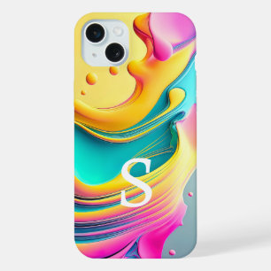 Moderne stilvolle benutzerdefinierte Monogramm Abs iPhone 15 Plus Hülle