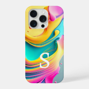 Moderne stilvolle benutzerdefinierte Monogramm Abs iPhone 15 Pro Hülle