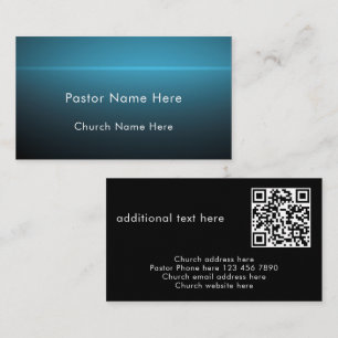 Moderne stilvolle benutzerdefinierte Text-QR-Code Visitenkarte