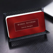 Moderne, stilvolle Burgundy Foil Textured Beruflic