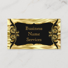 Moderne, stilvolle Business Deko Gold Black Visitenkarte