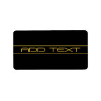 Moderne, stilvolle Editable Gold Text & Stripes