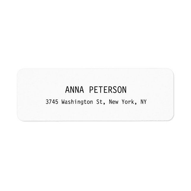 Moderne stilvolle Elegant Black & White (Vorne)