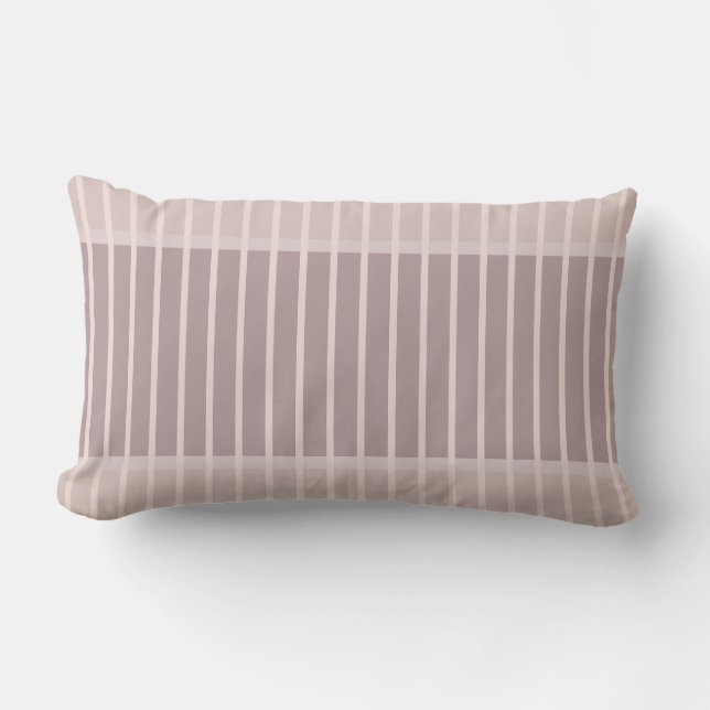 Moderne, stilvolle Farbharmonie Chic Stripe Vorlag Kissen Für Draußen (Vorderseite)