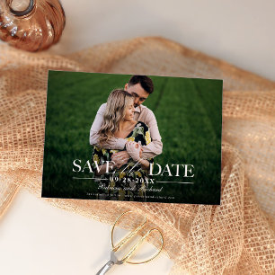Moderne stilvolle Foto-Hochzeit - Sichert Euch den Einladung