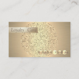 Moderne, stilvolle Gold Confetti Treuekarte
