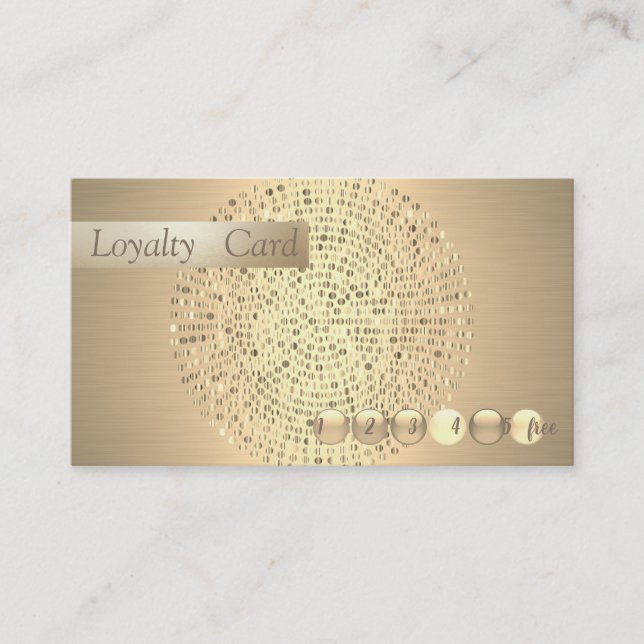 Moderne, stilvolle Gold Confetti Treuekarte (Vorderseite)