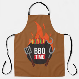 Moderne stilvolle GRILLEN Time Grill Koch kochen c Schürze
