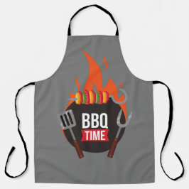 Moderne stilvolle GRILLEN Time Grill Koch kochen c Schürze