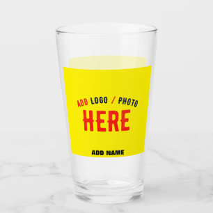 MODERNE, STILVOLLE, HELLE GELBEN-ÜBERPRÜFTE MARKE GLAS