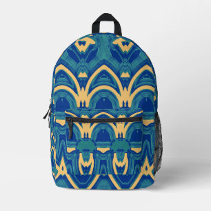 Moderne stilvolle mehrfarbige klassische Design-Pr Bedruckter Rucksack