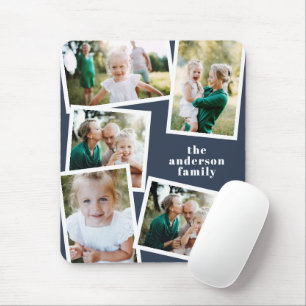 Moderne, stilvolle Multi-Foto-Wohngestaltung Mousepad