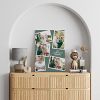 Moderne, stilvolle MultiFoto-Familie Salbei Wohnge