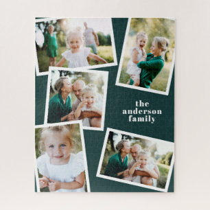 Moderne, stilvolle MultiFoto-Familie Zuhause jigsa