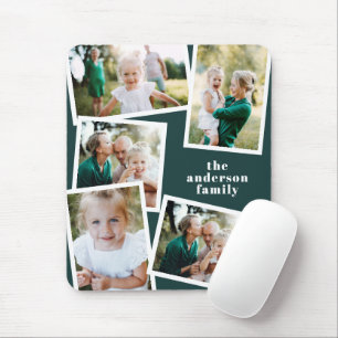 Moderne stilvolle Multifoto-Familienheimdekoration Mousepad