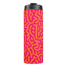 Moderne stilvolle orangefuchsia