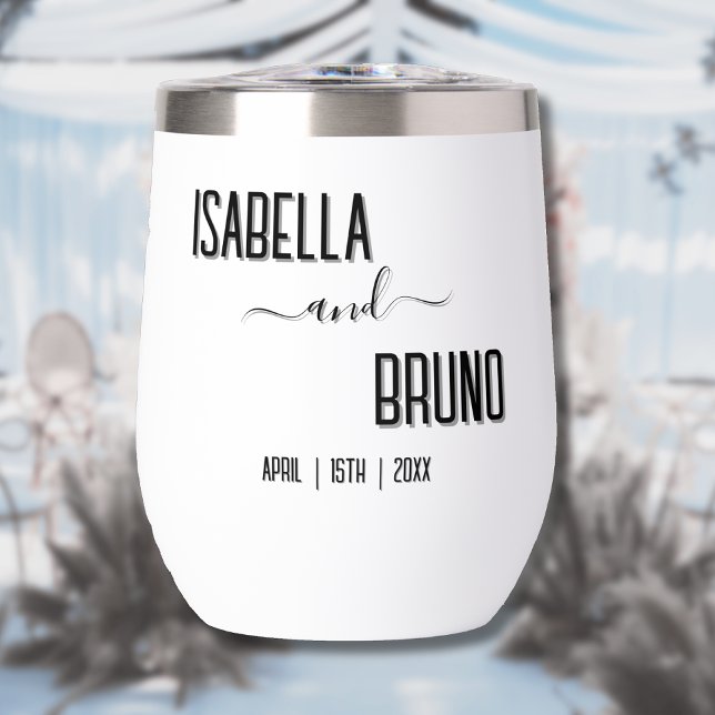 Moderne, stilvolle Personalisierte Schwarz-Text-Ho (Von Creator hochgeladen)