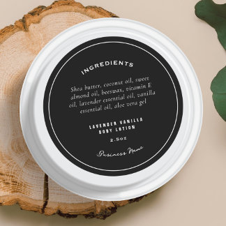 Moderne, stilvolle Produktkomponenten Runder Aufkleber