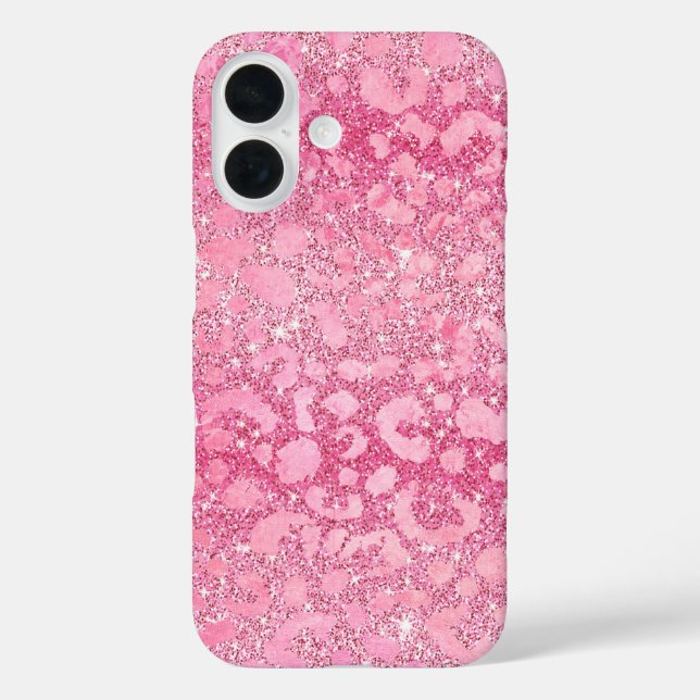 Moderne stilvolle Roségold  iPhone 16 Hülle (Rückseite)