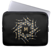 Moderne, stilvolle Star Pattern Monogram personali