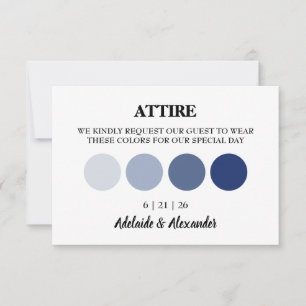 Moderne Strand Küsten Wasserfarbe Hochzeit Blau Karte