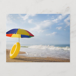 Moderne Strandlandschaft Natur Postkarte