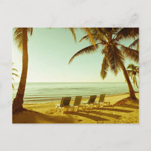 Moderne Strandlandschaft Natur Postkarte