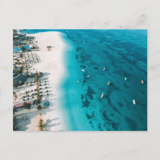 Moderne Strandlandschaft Natur Postkarte