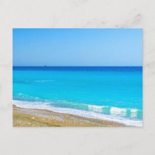 Moderne Strandlandschaft Natur Postkarte