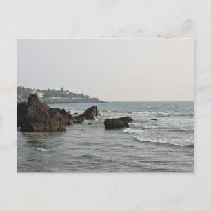 Moderne Strandlandschaft Natur Postkarte