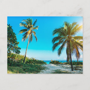 Moderne Strandlandschaft Natur Postkarte