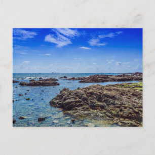 Moderne Strandlandschaft Natur Postkarte