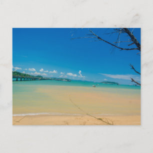 Moderne Strandlandschaft Natur Postkarte