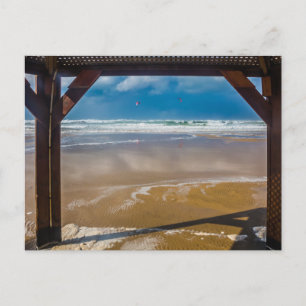 Moderne Strandlandschaft Natur Postkarte