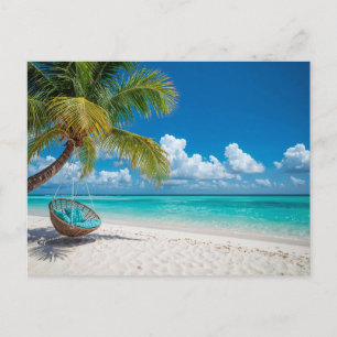 Moderne Strandlandschaft Natur Postkarte