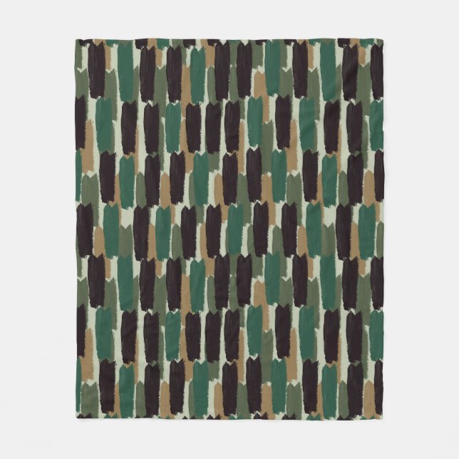 Moderne Streifen Fleecedecke (Vorderseite)