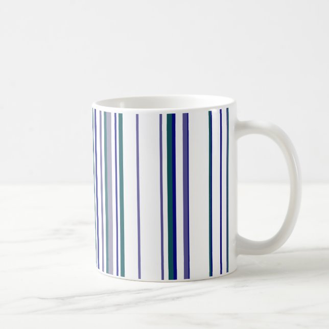 Moderne Streifen im Trend Kaffeetasse (Rechts)