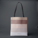 Moderne Streifen mit Monogram Beige Mauve Tasche<br><div class="desc">Farbenfrohe,  trendige gestreifte Muster in harmonischen Farben in Beige,  Blau und Lila. Personalisieren Sie Ihre Daten mit Ihrem Namen oder Monogramm. Wenn Sie es in verschiedenen Farben benötigen,  klicken Sie bitte auf den Kontaktknopf unter der Produktbeschreibung,  ich helfe Ihnen gerne.</div>