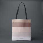 Moderne Streifen mit Monogram Beige Mauve Tasche<br><div class="desc">Farbenfrohe, trendige gestreifte Muster in harmonischen Farben in Beige, Blau und Lila. Personalisieren Sie Ihre Daten mit Ihrem Namen oder Monogramm. Wenn Sie es in verschiedenen Farben benötigen, klicken Sie bitte auf den Kontaktknopf unter der Produktbeschreibung, ich helfe Ihnen gerne.</div>