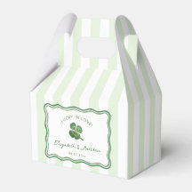 Moderne Streifen St. Patricks Day Hochzeitsdusche
