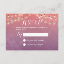 Moderne String Lights Elegante Wedding UAWG