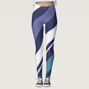 Moderne Stripe Diagonal Leggings