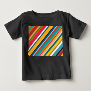 Moderne Stripes Baby T - Shirt aus dem Mittelalter