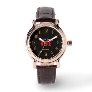 MODERNE, STYLISCH BROWN BROWN ÜBERPRÜFTE MARKENZEI ARMBANDUHR